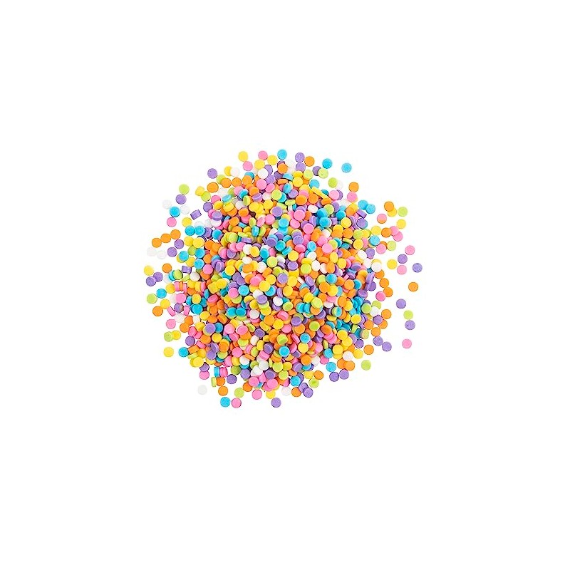 Pastel Quin Sprinkles, OliveNation Pastel Candy Quins, Multicolor Edible Confetti
