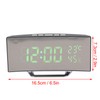 LED Digital Clock 3 Level Brightness Snooze USB Battery Powered