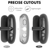 NIUTRENDZ Clear Case for AirPods Max Case Cover Soft TPU