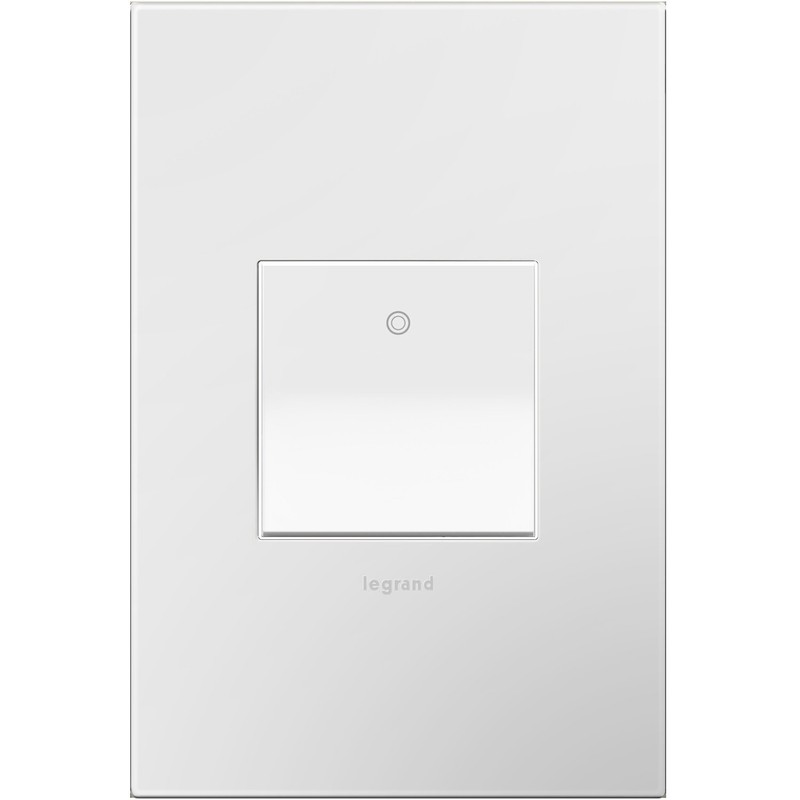 Legrand Adorne 15A 1 or 3-Way Paddle Switch (White Finish),
