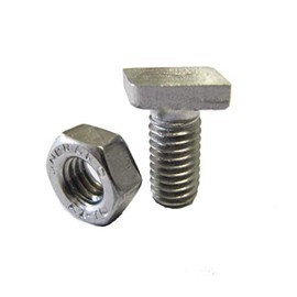 MacGreen® Stainless Steel Greenhouse Screws M6 x 12 with Nuts (Pack of 50) Hammer Head