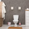 Orchid Print Plastic Toilet Brush and Holder Set