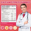 Calcium Citrate Gummies - 1200mg Calcium Gummies Supplements for Women