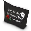 PXTIDY Opera Phanto Drama Inspired Phantom's Mask Makeup Bag Musical