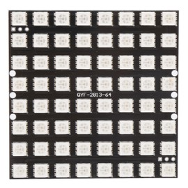 WS2812 64Digit RGB 5050 LED Development Board BuiltIn Full Color Driver High Brightness 5V DC