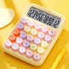 Silent Calculator Color Mechanical Key Calculator Battery Powered Electronic Calculating