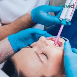 VIVID Nitrile Medical Grade Exam Gloves - Non-Latex, Powder, Rubber Free – for Dental, Medical, Food Handling, Automotive, Art, Craft, Home Use, Pack of 200, MaxiTouch, Small