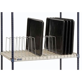 Nexel Tray Drying/Storage Rack, Clear Epoxy Finish, 24"W x 16"L x 8½"H