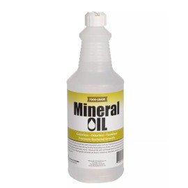 Premium 100% Pure Food Grade Mineral Oil USP, 1 Quart (32 ounces), NSF