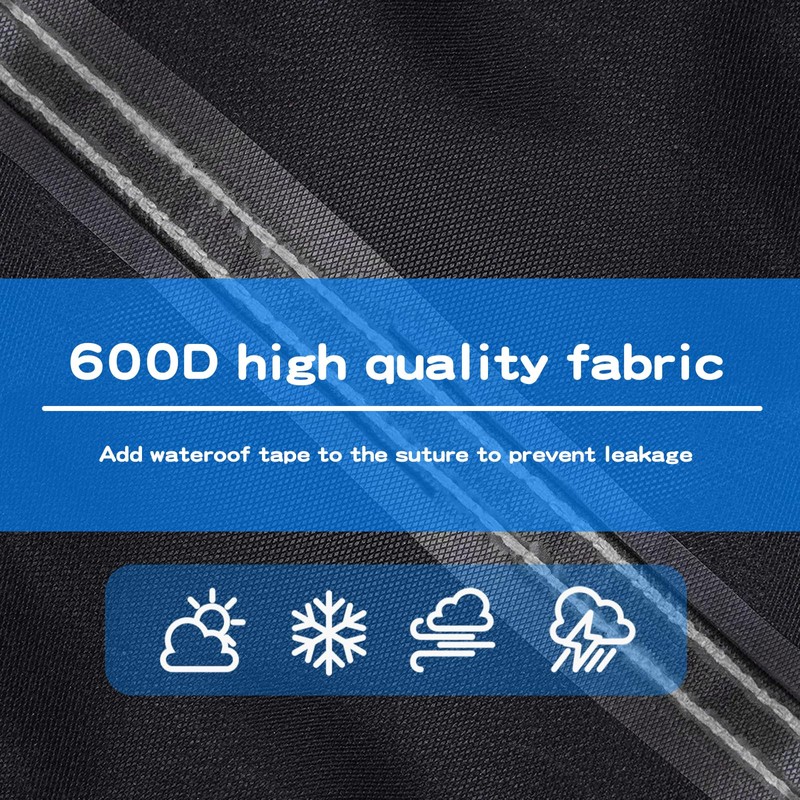Waterproof Universal Engine Driven Welder Cover 30"Hx22"Wx42"D-Heavy Duty 600D Oxford