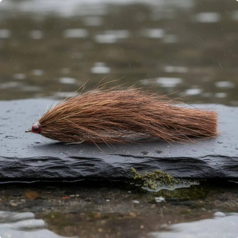 Mosca De Pesca Tipo Streamer Para Lucio, Atada A Mano,
