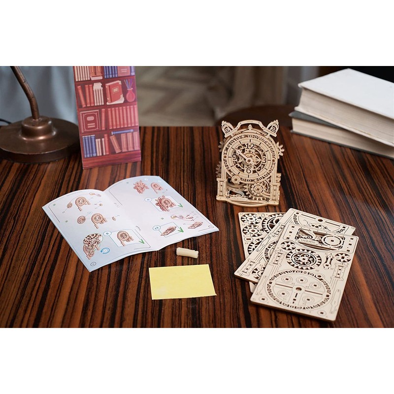 Ugears Vintage Alarm Clock 70163 Wooden Puzzle Craft Model No