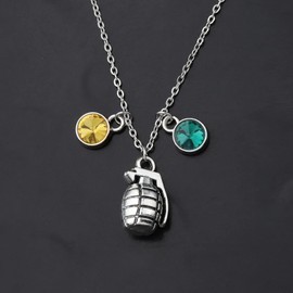 KUIYAI Anime Manga Series Gift Anime Necklace Anime Lover Gift Idea Anime Girl Gift Anime Merchandise (bakugo neUK)