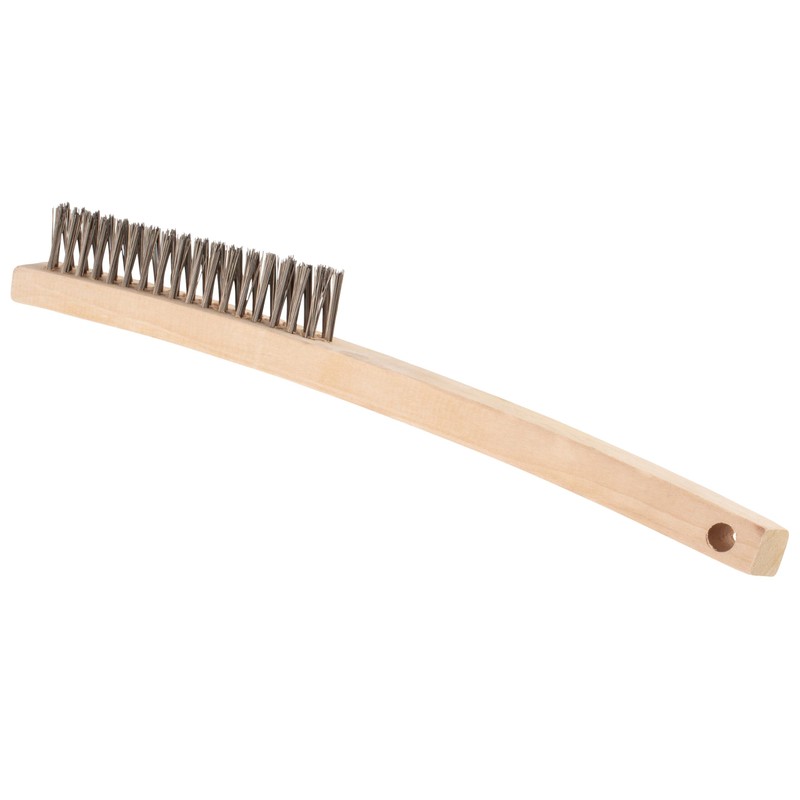 Shark 17005 Long Handle Carbon Steel V-Shaped Wire Brush