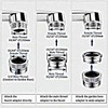 Faucet Adapter with Aerator, 3/4 Inch Garden Hose Connector, Kitchen