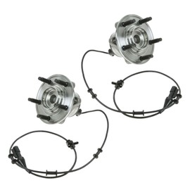 Front Wheel Hub Bearings Assembly Set Compatible with 2000-2008 Jaguar S-Type 2004 Vanden Plas 2009-2013 XF 2004-2007 XJ8 2007-2009 XK