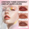 3 Piece Peel Off Lip Liner Stain Set, Removable Lip
