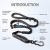 IOKHEIRA Multifunctional Leash with Car Seatbelt for Large, Medium Dogs,