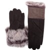 SNUGRUGS Womens Luxury Genuine Sheepskin Cosy Cold Winter Gloves with
