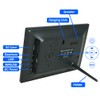 7 Inch Digital Photo Frame, Electronic Photo Frame, 1024x768P Music