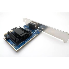 Lemspum 1G/2.5G PCI Express Network Adapter RTL8125,Single RJ45 Port, 2500/1000/100Mbps Ethernet LAN Card NIC Support Windows/Linux/MAC for Host Server/PC Game