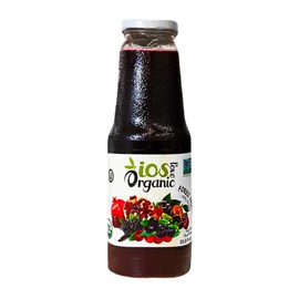 IOS Love Organic Juice - USDA Organic Certified - Cold Pressed, No Added Sugar, No Water, No Artificial Colors, No Preservatives, No Flavors Added, No Gluten - 33.8 Fl Oz (11 Forest Fruite, Pack of 6)