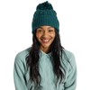 Burton Zippy Fleece-Lined Beanie, Deep Emerald, One Size