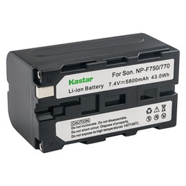 Kastar 2-Pack NP-F750 / NP-F770 Battery and LTD2 USB Charger Compatible with GVM GVM-MB832 GVM-LT50 GVM-LT100 GVM On-Camera Video Light GVM-TL15RS GVM 20W LT-10S GVM RGB-10S RGB-10W LED Video Light