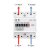 Walfront - KWh Meter Medidor eléctrico, monofásico 4P LED Din