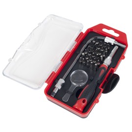 Stalwart 75-43200 30 Piece Precision Screwdriver Set with Flex Shaft