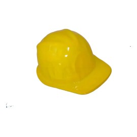 12 Casco Constructor Amarillo Plastico Bob Disfraz Fiesta