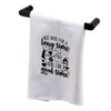 PLITI Camping Kitchen Towel Not Here for Long Time But