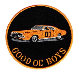 Vintage Style General Lee Good Ol' Boys Shirt Patch 9cm - Badge - Patch - Car - Movie - 70s - 80s - TV - Dukes