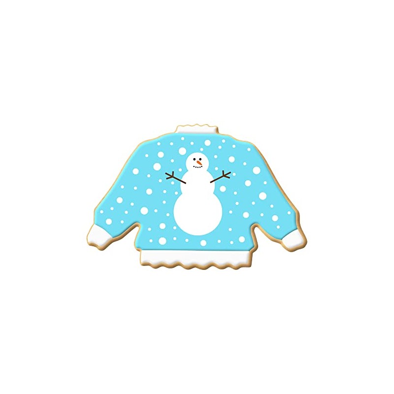 CookieCutterCom Sweater Cookie Cutter 4 Inch –Tin Plated Steel Cookie