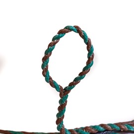 Bowstring Recurve Bow Flemish Twist B-55 (Dark Brown/Green, 59 Actual Bowstring Length)