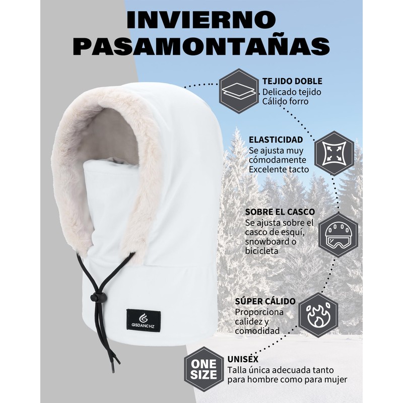 PivotWing Winter Hat Men Women Balaclava Multifunctional Balaclava Tube Scarf