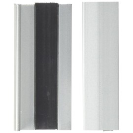 Yost Vises MA-325 Universal 2-1/2" Magnetic Aluminium Vise Jaw Caps Smooth Serrated Vise Jaw Cover Jaw Cover fits 2-1/2" Inch Vise Easily Attach with Magnet Strip - No Bolts Needed (1 Pair)