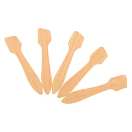 Ipetboom 5pcs Natural Bamboo Facial Mask Spatula Set Face Mask Applicator Tool for Skin Care