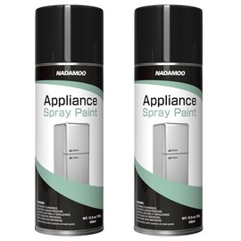 NADAMOO Specialty Appliance Spray Paint, Silver, 2 Cans