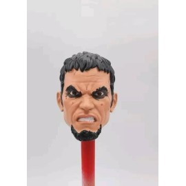 DC Multiverse Custom DCEU Angry Zodd Head 1/12 Scale Painted