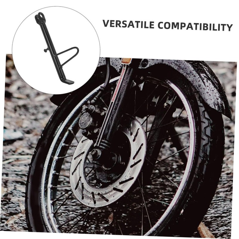 BUGUUYO Motorcycle Kickstand Pad Adjustable Foot Side Support Stand for