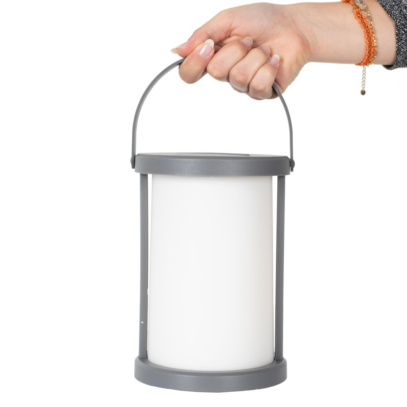 HOME DECO FACTORY, LAO0188, Black Solar Table Lamp, Ecological and