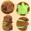 Capybara Cuddly Toy, 33 cm Capibara Plush Toy, Water Pig
