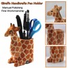 TANG SONG Creative Wood Carving Giraffe Handicrafts Pen and Pencil