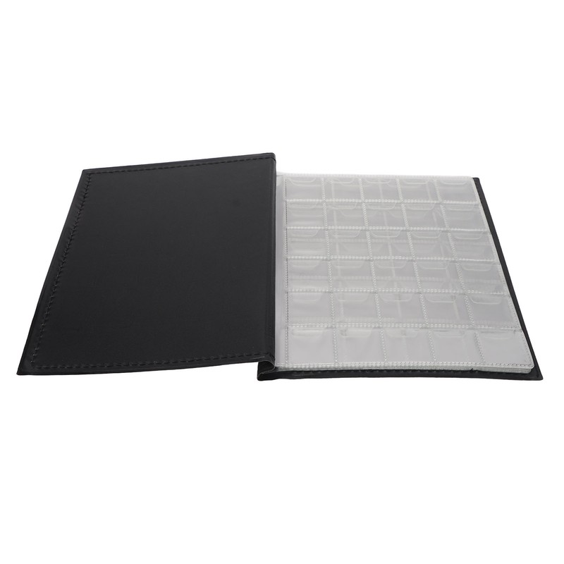 Coin Collecting Holder Album 250 Pockets Transparent PVC Thick Waterproof
