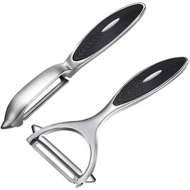 Vegetable Peeler & Potato Peeler for Kitchen, Fruit, Carrots, Vegetable Julienne Peeler, Grated Carrots, Cucumber Julienne Slicer, Vegetable Cutter, I-shaped Stainless Steel Peeler with Julienne