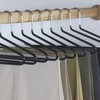 30 Pack Open Ended Pants Hangers, Non-Slip Metal Trouser Hangers