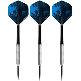 DESIGNA DARTS Ultralites V2 Darts | M5 | Razor Grip Steel Tip Darts Set | 12g (D3520)