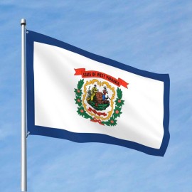 Premium Flags 3x5FT West Virginia State Flag Rhododendron maximum 100D