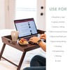 ROSSIE HOME Extra Large Bamboo Bed Tray, Lap Tray, Lap